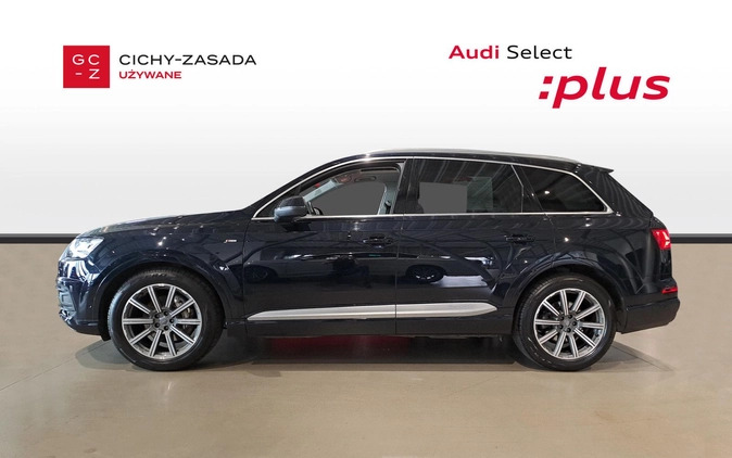 Audi Q7 cena 167900 przebieg: 186529, rok produkcji 2017 z Warszawa małe 631